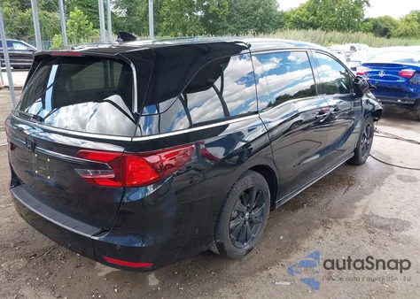 2024 Honda Odyssey Sport from USA, damaged, VIN 5FNRL6H70RB004552